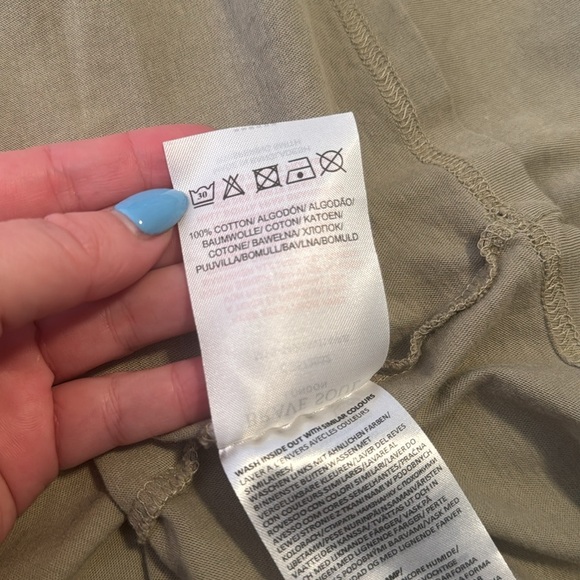 Brave Soul Tan/Stone Short Sleeve Tee Soft Casual Basic Size Large - Picture 7 of 7